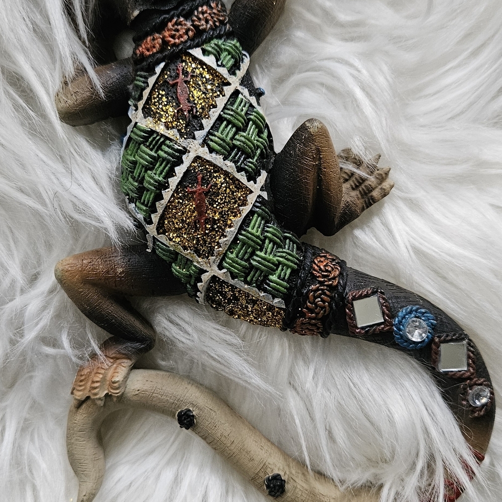 Othr Multicolor Lizard Wall Decor